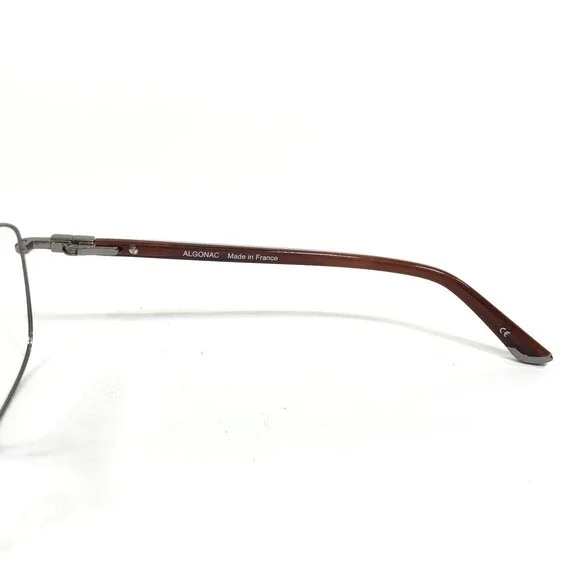 Chris Craft Eyeglasses Frames CF1003 03 Brown Gray Silver Square 56-18-145 - Picture 7 of 11